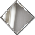 Зеркальная плитка с фацетом 10 мм.