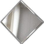 Зеркальная плитка с фацетом 5 мм.